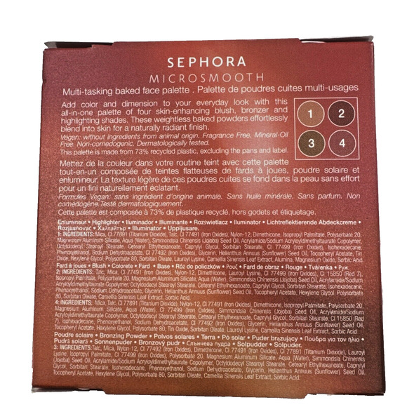 Sephora Eyeshadow & Blush Bronzer Set Color Shifter Microsmooth Sealed Set NIB - Picture 10 of 11